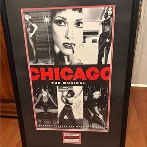 Chicago The Musical Black & Red Framed Wall Art